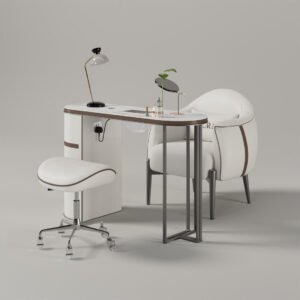 Glorall Manicure Table, Chair & Stool Set TR1802